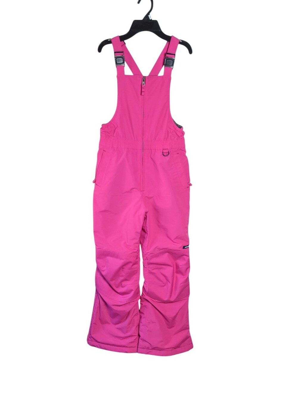 Lands' End Girls Pink Insulated Squall Snow Bib Size 10